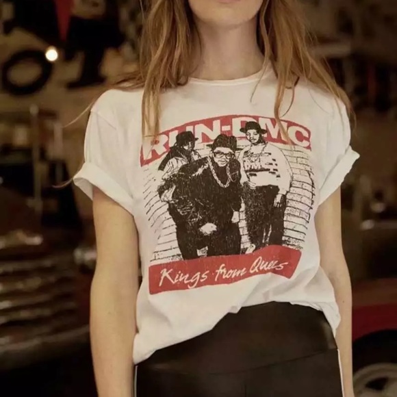 Run DMC Kings From Queens Band Music Graphic Tee - Picture 2 of 5